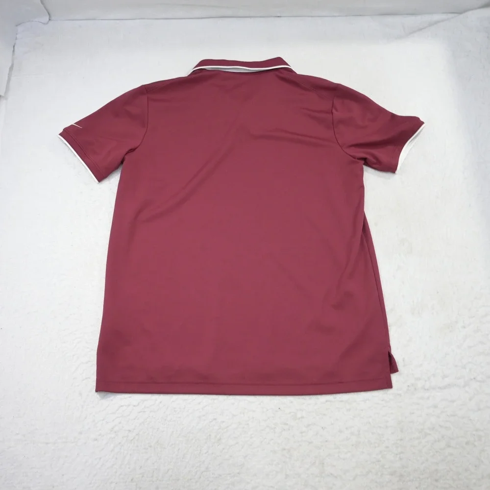Nike Florida State Golf Polo Mens Large Regular Maroon Short Sleeve Polo Shirt
